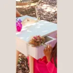 Children's Dressing Table with Chair and Star Mirror for Kids - Image 4