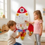 Creativity Big Rocket Wall Toy with Motor Skill Development - Image 3