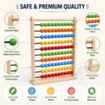 Medium Abacus with 100 Balls Educational Counting Toy - Image 2