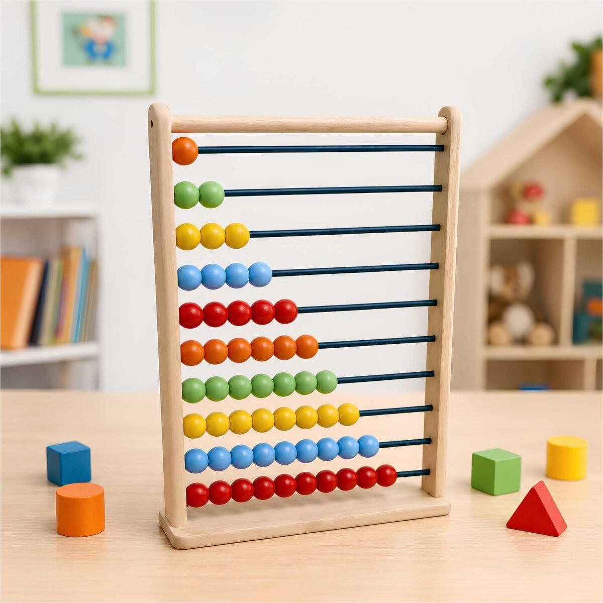Medium Abacus with 55 Balls Educational Counting Toy - Image 5