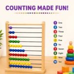 Small Abacus with 55 Balls Educational Counting Toy - Image 2