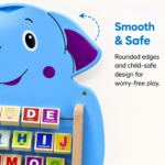 Elegant Wall Mounted Blue Elephant Wall Toy for Kids, Perfect for Homes, Schools, and Playrooms - Image 3