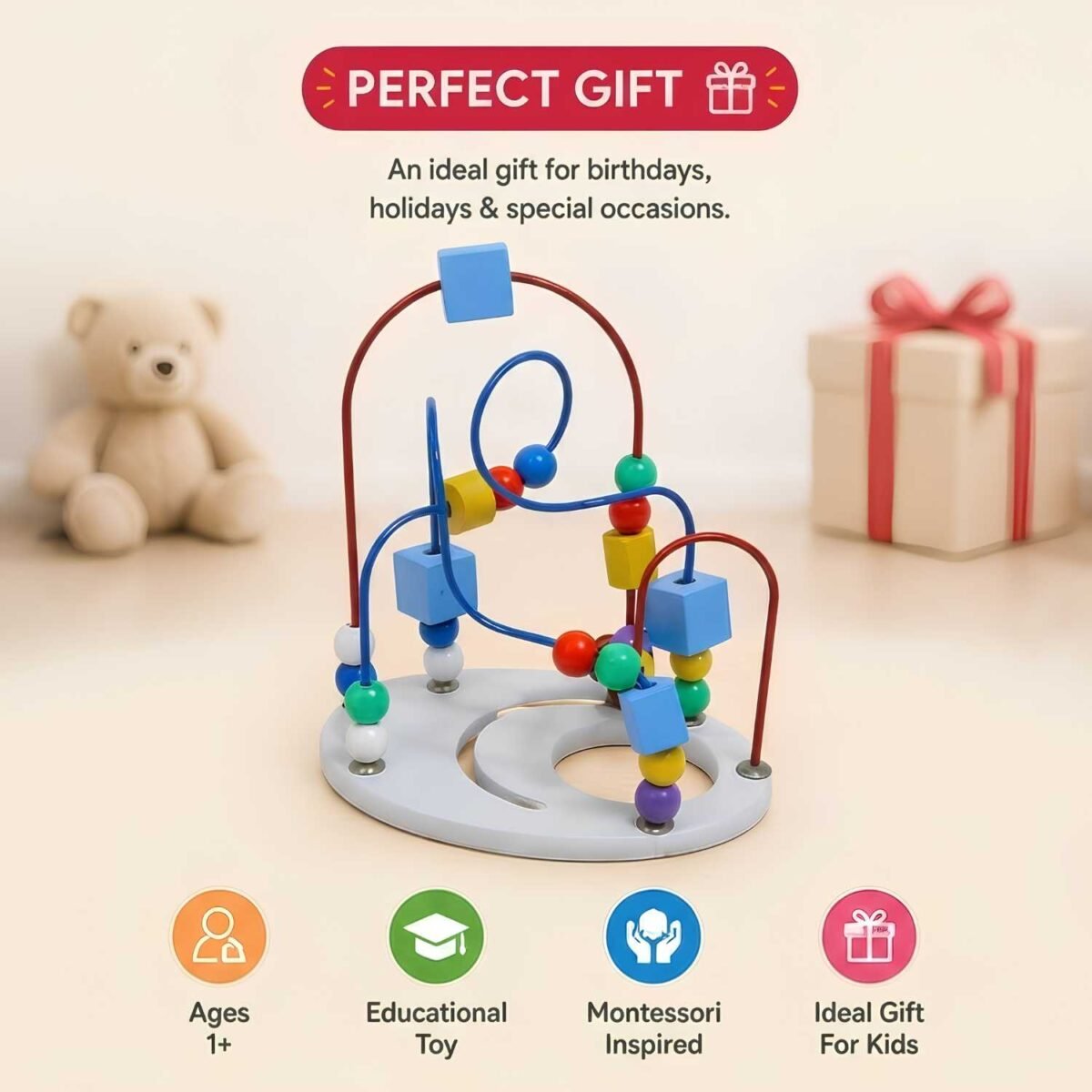 Spiral Mini Abacus Bead Maze Toy for Kids - Image 4