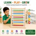 Medium Abacus with 100 Balls Educational Counting Toy - Image 3