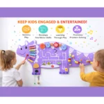 Montessori Activity Dinosaur Wall Toy with Motor Skill Development for Kids - Image 6