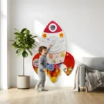 Creativity Big Rocket Wall Toy with Motor Skill Development