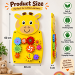 Wall Mounted Yellow Bear Wall Toy for Kids, Perfect for Homes, Schools, and Playrooms - Image 5