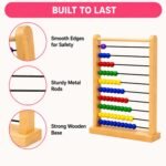 Small Abacus with 55 Balls Educational Counting Toy - Image 4