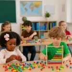 Small Abacus with 55 Balls Educational Counting Toy - Image 3