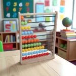 Small Abacus with 55 Balls Educational Counting Toy