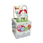 Wooden Educational Montessori Activity Play Cube Box with Motor Skill Development Toy for Kids - Image 6