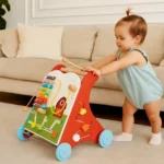 First Steps Baby Walker Toy Trolley Push Along Activity for Kids