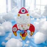 Creativity Big Rocket Wall Toy with Motor Skill Development - Image 3
