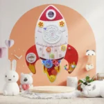 Creativity Big Rocket Wall Toy with Motor Skill Development - Image 2