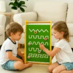 Montessori Green Pull The Nob Floor Toy for Kids - Image 2