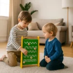Montessori Green Pull The Nob Floor Toy for Kids - Image 3