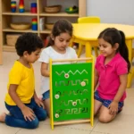 Montessori Green Pull The Nob Floor Toy for Kids