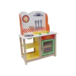 Elegant Playing Kitchen Set Cooking Set with Accessories Realistic Kitchen Toy for Toddlers & Children - Image 6