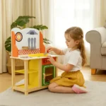 Elegant Playing Kitchen Set Cooking Set with Accessories Realistic Kitchen Toy for Toddlers & Children