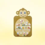 Learning Wall Mounted Monkey Wall Toy for Kids is fun - Image 5