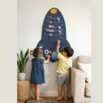 Creativity Small Rocket Wall Toy with Motor Skill Development - Image 2
