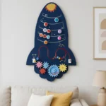 Creativity Small Rocket Wall Toy with Motor Skill Development - Image 3