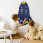 Creativity Small Rocket Wall Toy with Motor Skill Development