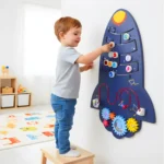 Creativity Small Rocket Wall Toy with Motor Skill Development