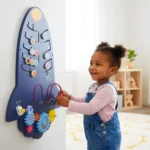 Creativity Small Rocket Wall Toy with Motor Skill Development - Image 5