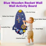 Creativity Small Rocket Wall Toy with Motor Skill Development - Image 6