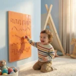 Wall Toy Orange Ball Game Zigzag Line Non-Toxic Gaming Toy - Image 6