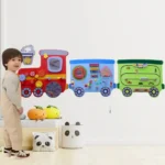 Elegant Creativity Wall Toy Train with Motor Skill Development (Set of 3)
