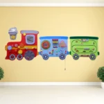 Elegant Creativity Wall Toy Train with Motor Skill Development (Set of 3) - Image 4