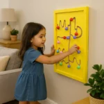 Educational Wall-Mounted Yellow Nob Movers Gaming Toy - Image 4