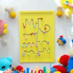 Educational Wall-Mounted Yellow Nob Movers Gaming Toy - Image 5