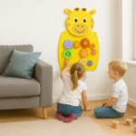 Wall Mounted Yellow Bear Wall Toy for Kids, Perfect for Homes, Schools, and Playrooms - Image 4
