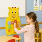 Wall Mounted Yellow Bear Wall Toy for Kids, Perfect for Homes, Schools, and Playrooms - Image 5