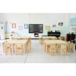 Modern 4 Seater Dining Table Set Study Table - Image 4