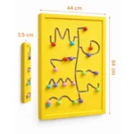 Educational Wall-Mounted Yellow Nob Movers Gaming Toy (Copy) - Image 7