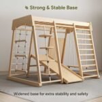 Wooden Indoor Climbing Gym Playset for Kids Montessori Toys - Image 5