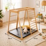 Wooden Indoor Climbing Play Structure for Kids Montessori - Image 7
