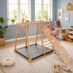 Wooden Indoor Climbing Play Structure for Kids Montessori - Image 6