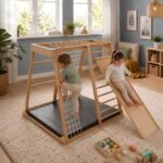 Wooden Indoor Climbing Play Structure for Kids Montessori - Image 5