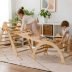 Wooden Montessori Climbing Set for Kids Indoor Play Gym - Image 2